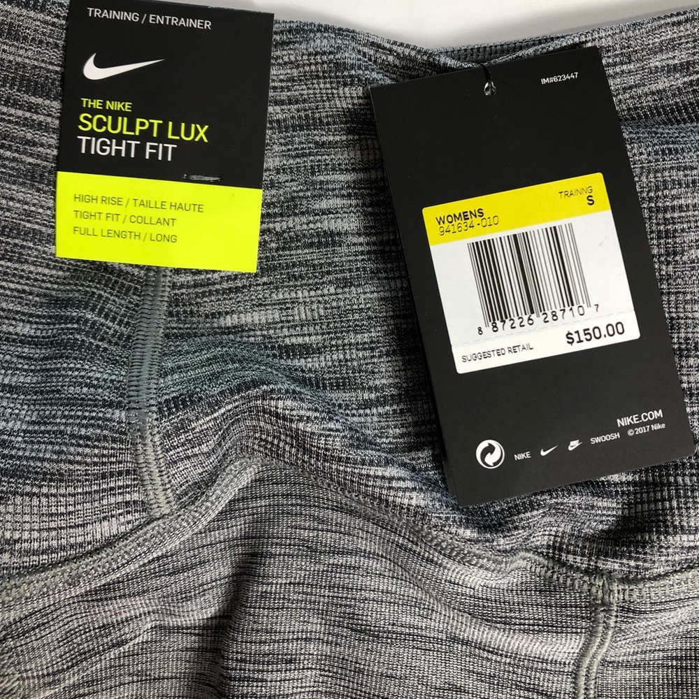 Nike Heather Grey Sculpt Lux Leggings - Picture 6 of 6